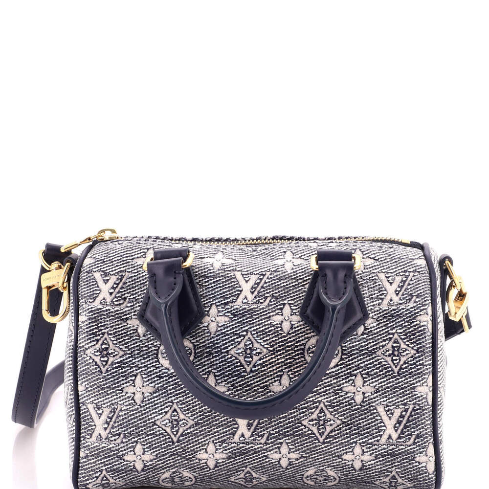 Louis Vuitton 20 Speedy Bandouliere Bag Monoglam Jacquard Canvas